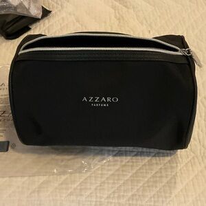 Azzaro Black Toiletry Bag for Men